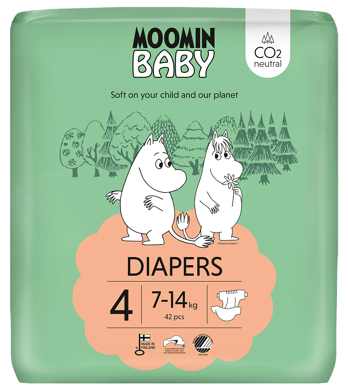 Moomin Baby luiers maat 4 42 Stuks