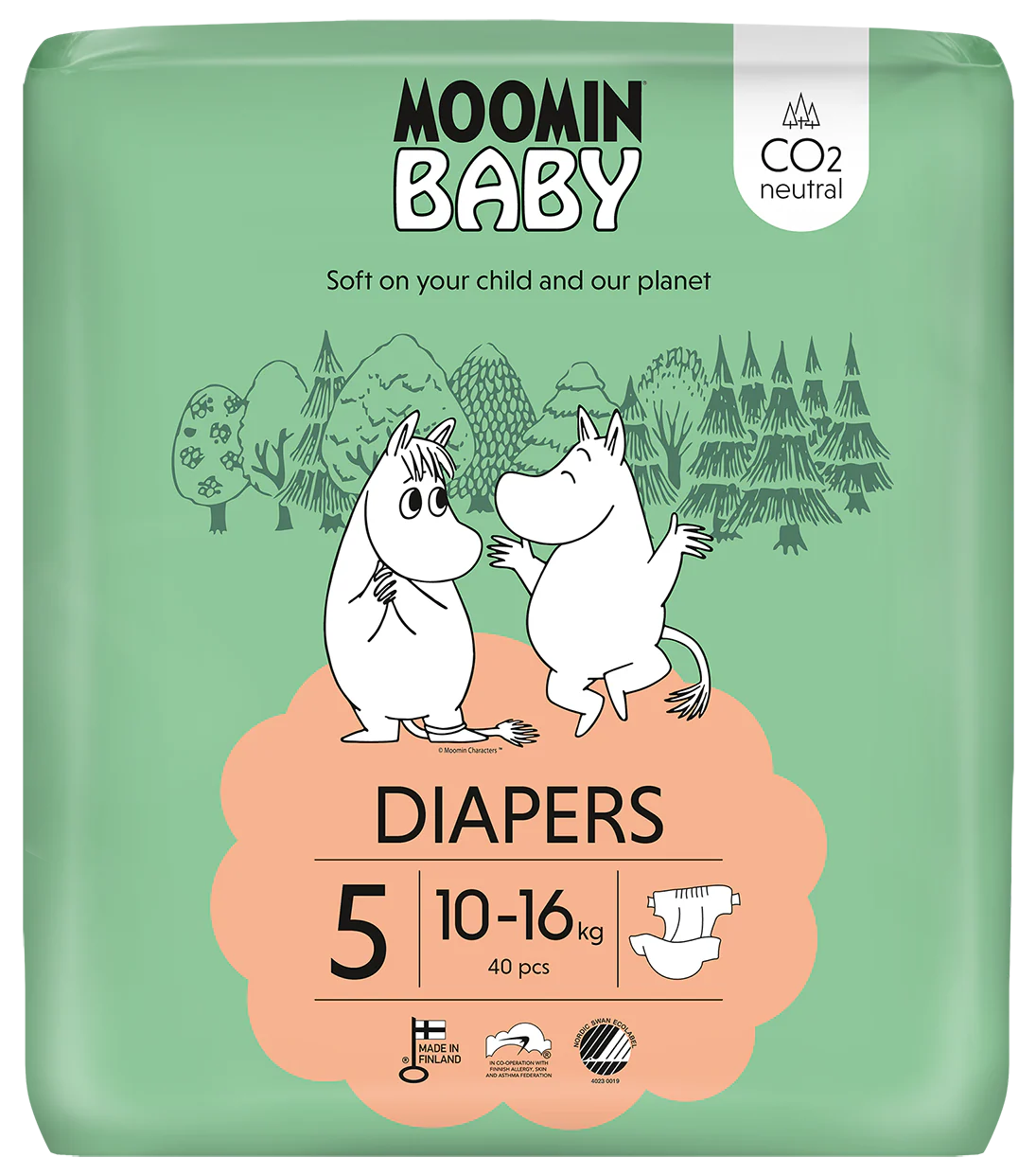 Moomin Baby luiers maat 5 40.00 Stuks