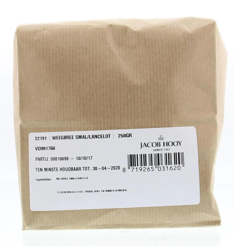 Jacob Hooy Weegbree smal 250.00 Gram