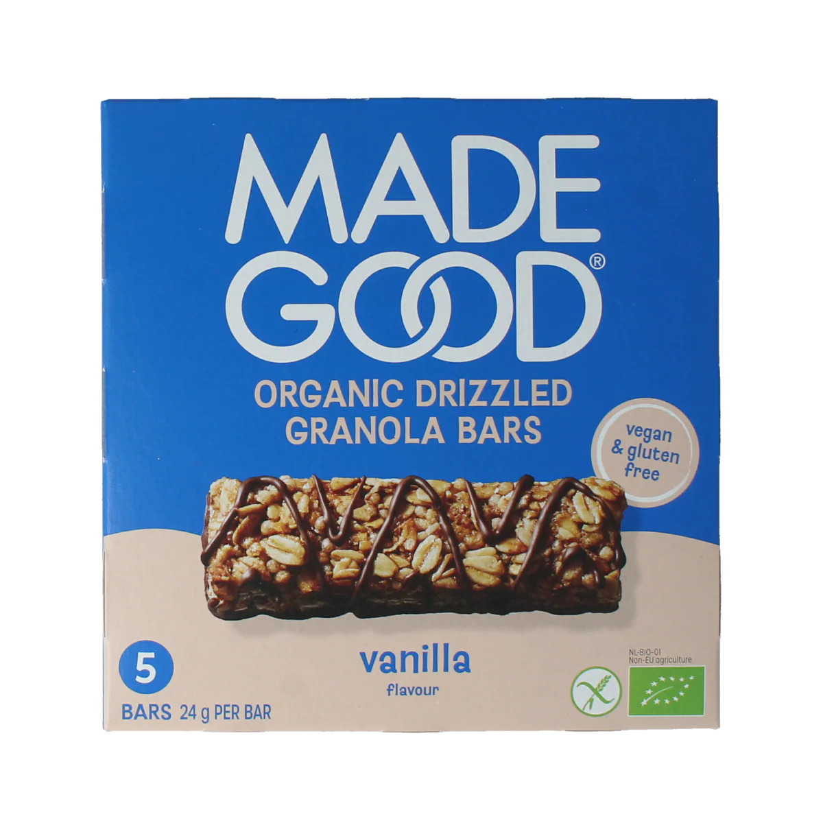 MadeGood  Granola bar vanilla bio 5.00 Stuks