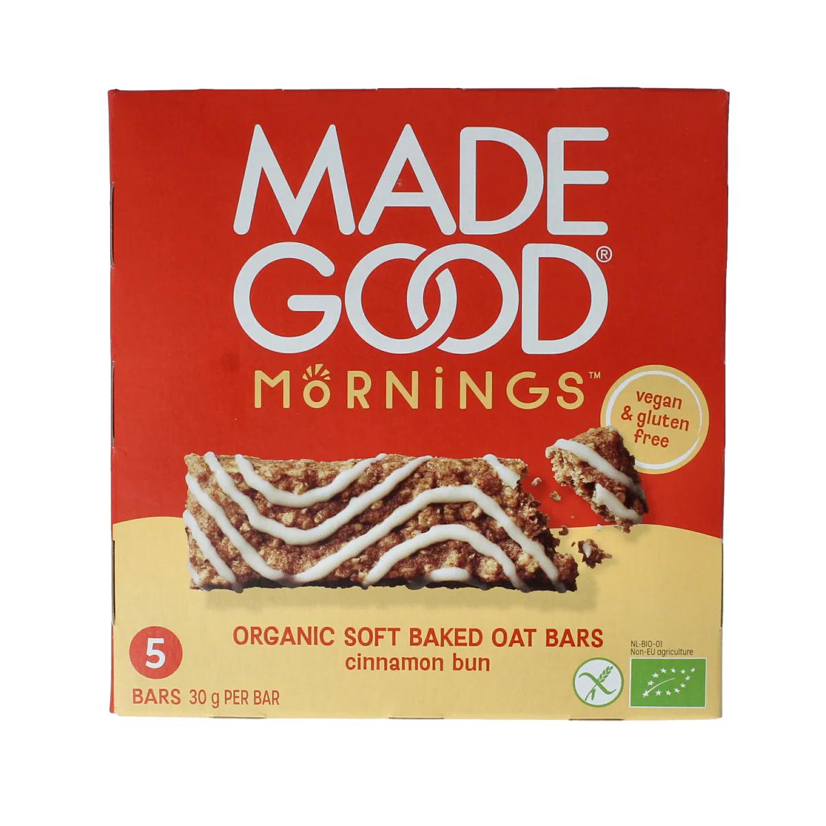 Made Good Morning bar cinnamon bun bio 5.00 Stuks
