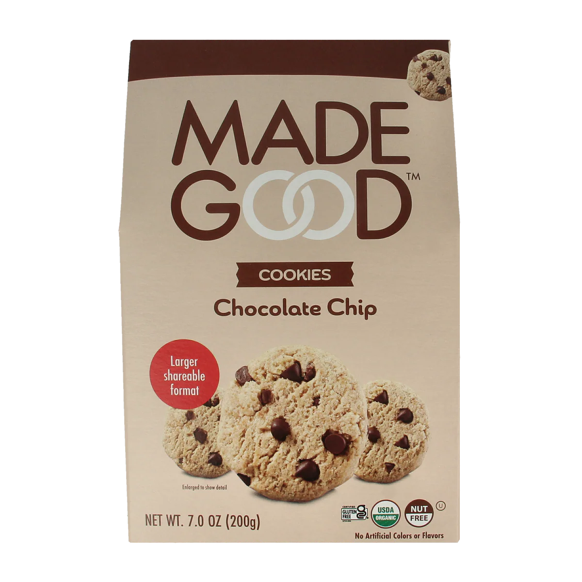 Made Good Crunchy cookies chocolate chip bio 200.00 Gram