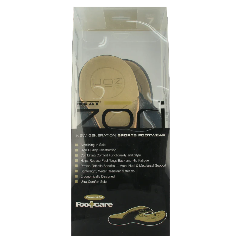 Zori Teenslippers zwart maat 7  1 Paar