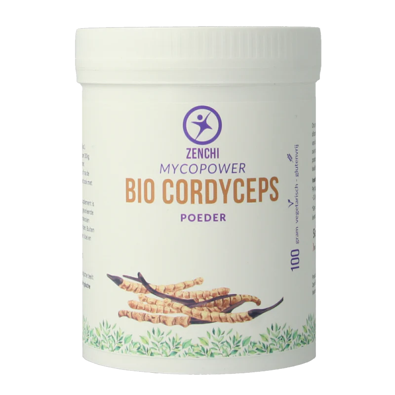 Mycopower Cordyceps sinensis poeder bio 100.00 Gram
