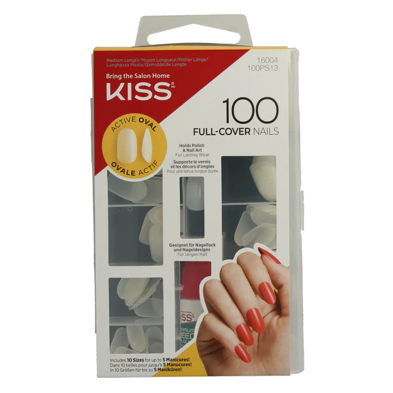 Kiss Full cover nails oval 70 Milliliter