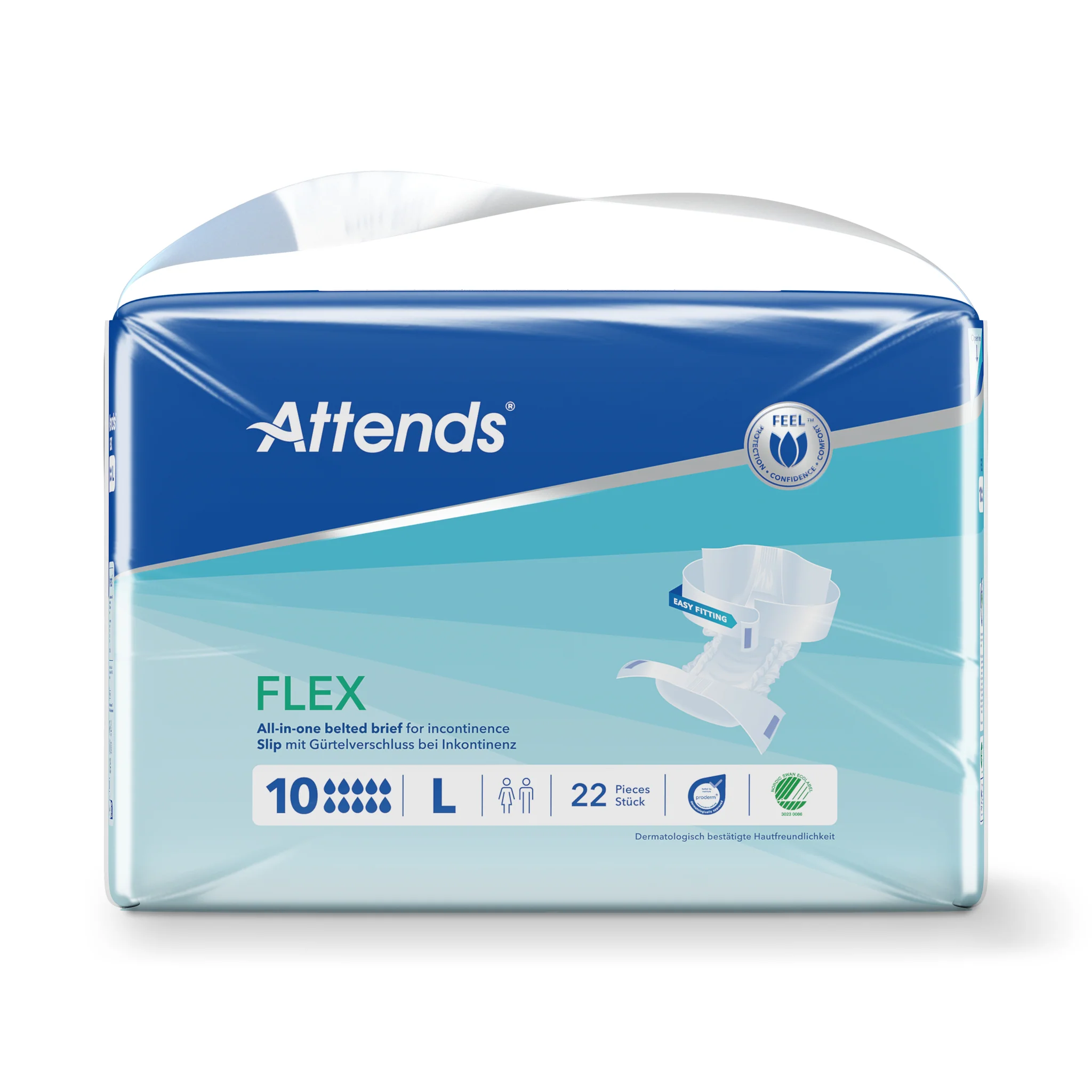 Attends Flex 10 maat L 85-125cm 22 Stuks