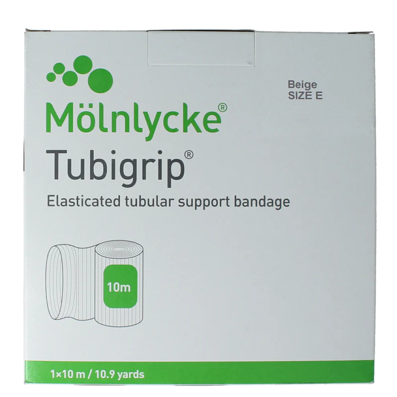 Tubigrip Elastisch buisverband E 10m x 8,75cm huidkleur 1 Stuks