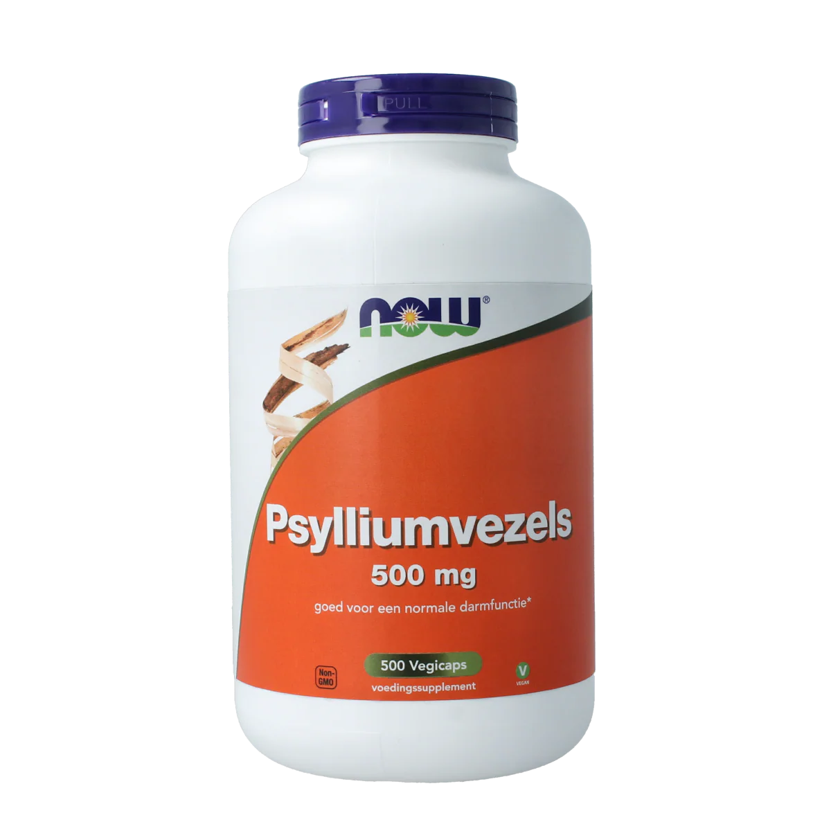 NOW Psylliumvezels 500mg 500.00 Vegetarische capsules