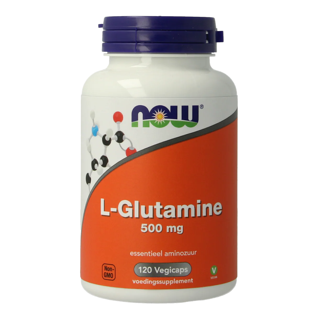 NOW L-Glutamine 500mg 120.00 Vegetarische capsules