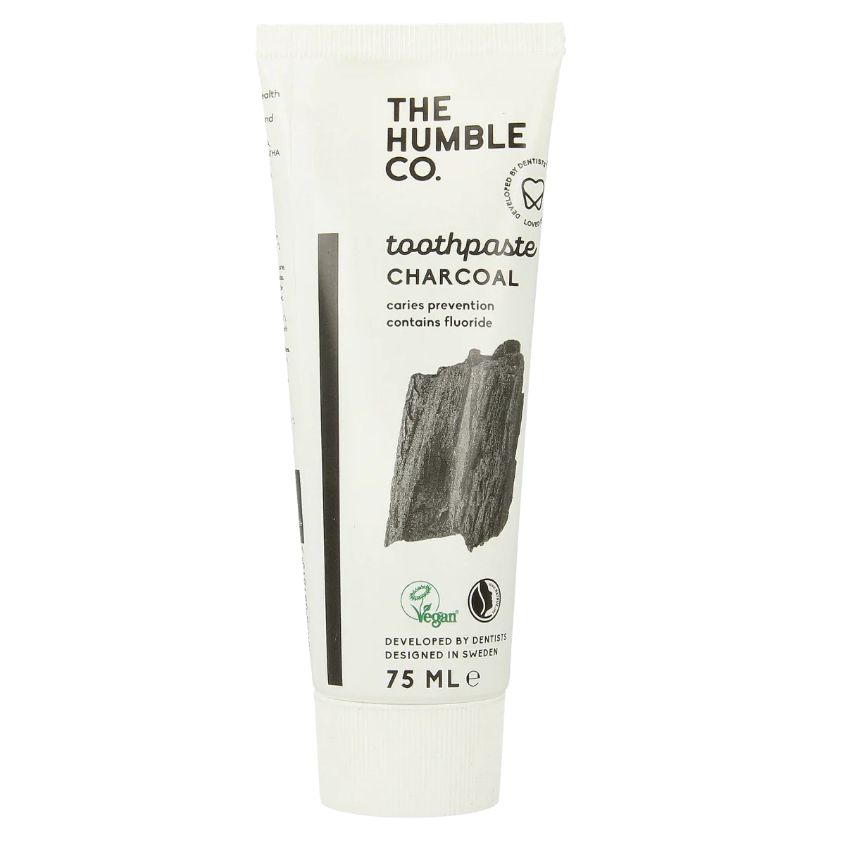 The Humble Co Tandpasta natural charcoal 75.00 Milliliter