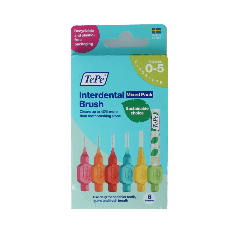 TePe Inderdentale rager mix pack 6 Stuks