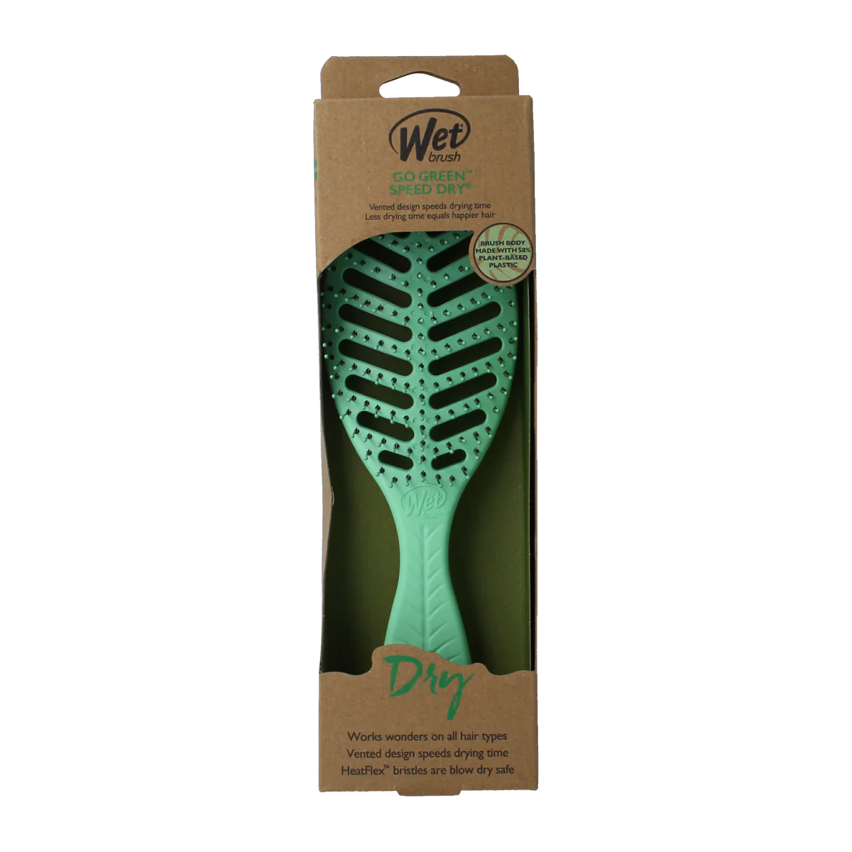 Wet Brush Go green speed dry green 1.00 Stuks