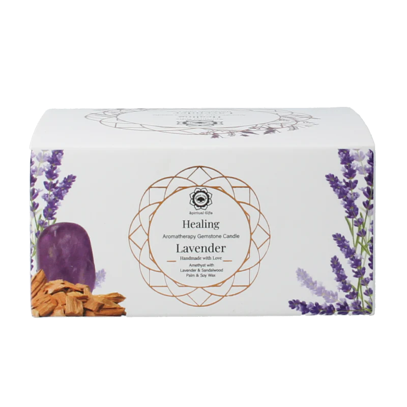 Bolsius Gemstone candle healing lavender 70 Gram