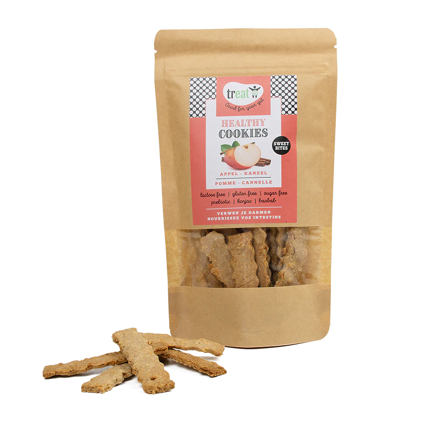 Treat Cookies appel kaneel glutenvrij 80.00 Gram