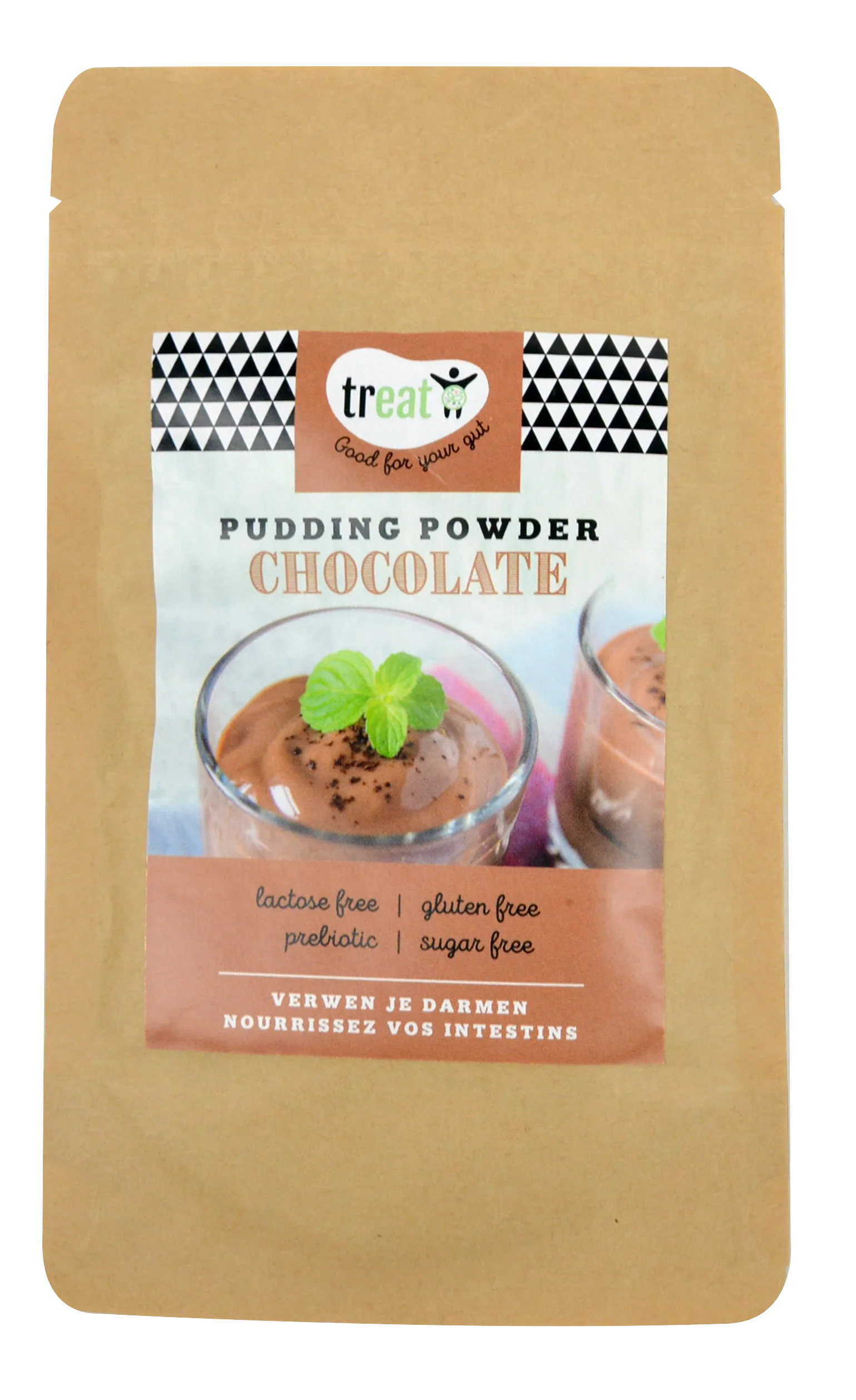 Treat Chocolade pudding poeder glutenvrij 30.00 Gram
