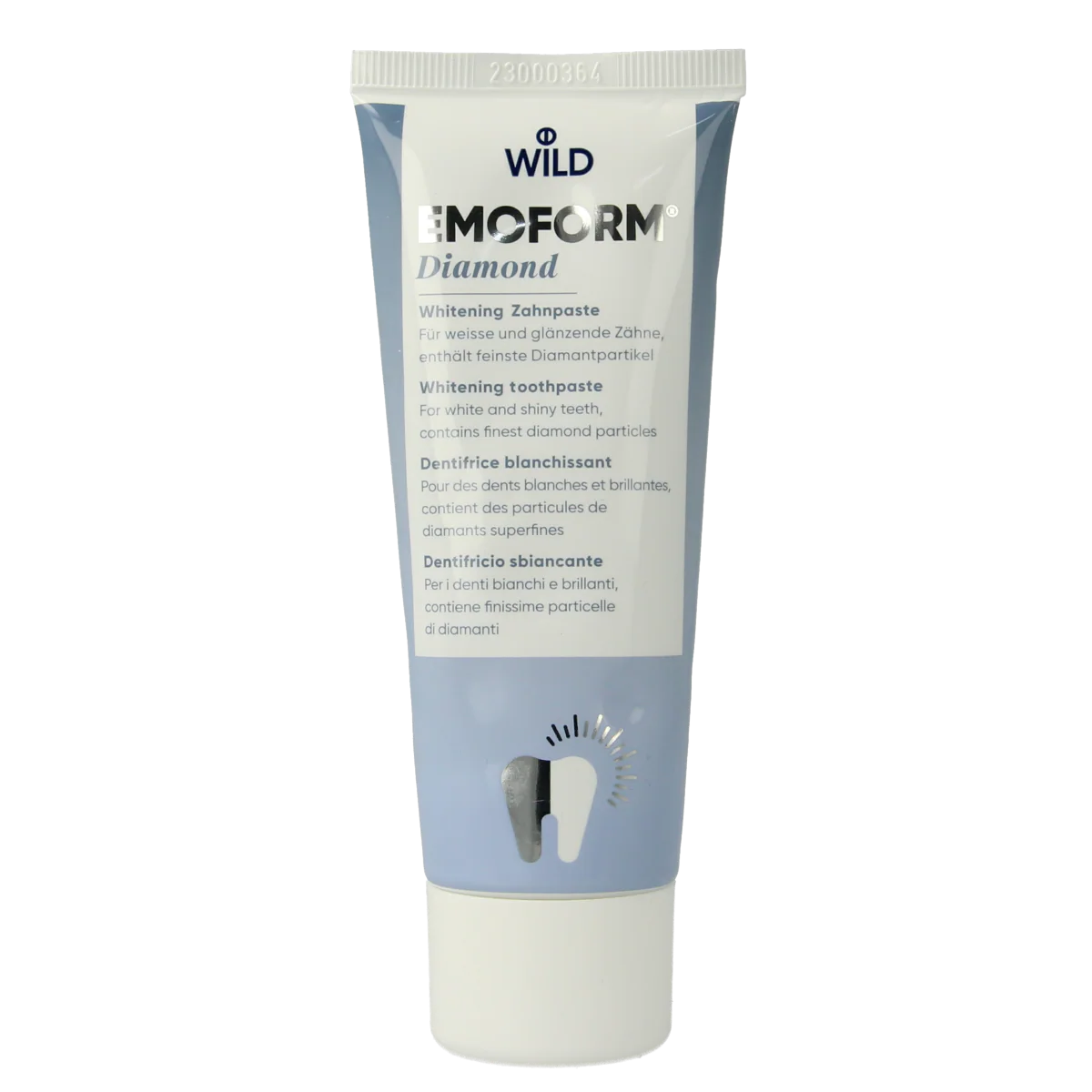 Emoform Tandpasta diamond whitening met fluoride 75.00 Milliliter