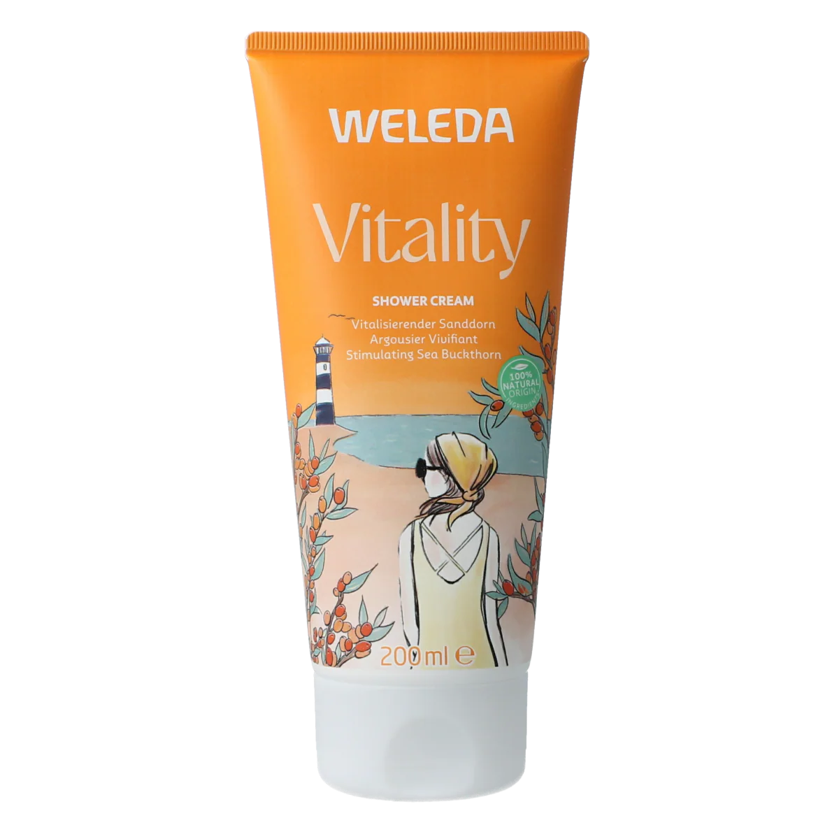 Weleda Duindoorn vitaliserende douchecreme 200.00 Milliliter