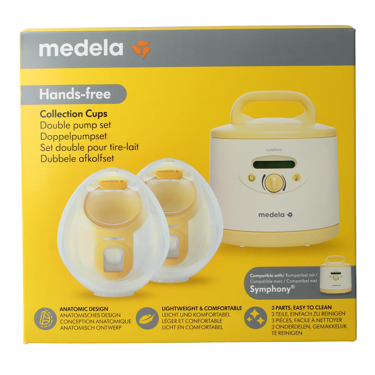 Medela Handsfree collection cups Symphony maat M 1.00 Stuks