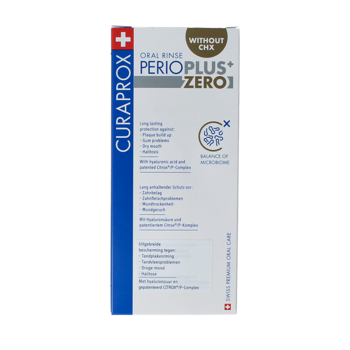 Curaprox Perio plus+ zero CHX 0.00 mondspoeling 200.00 Milliliter