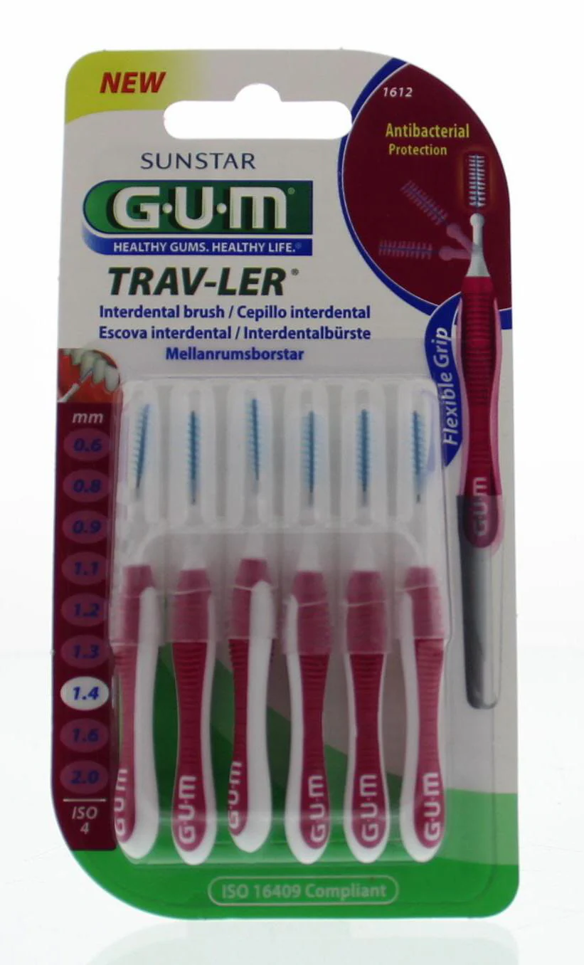GUM Trav-ler ragers 1.4mm 6.00 Stuks