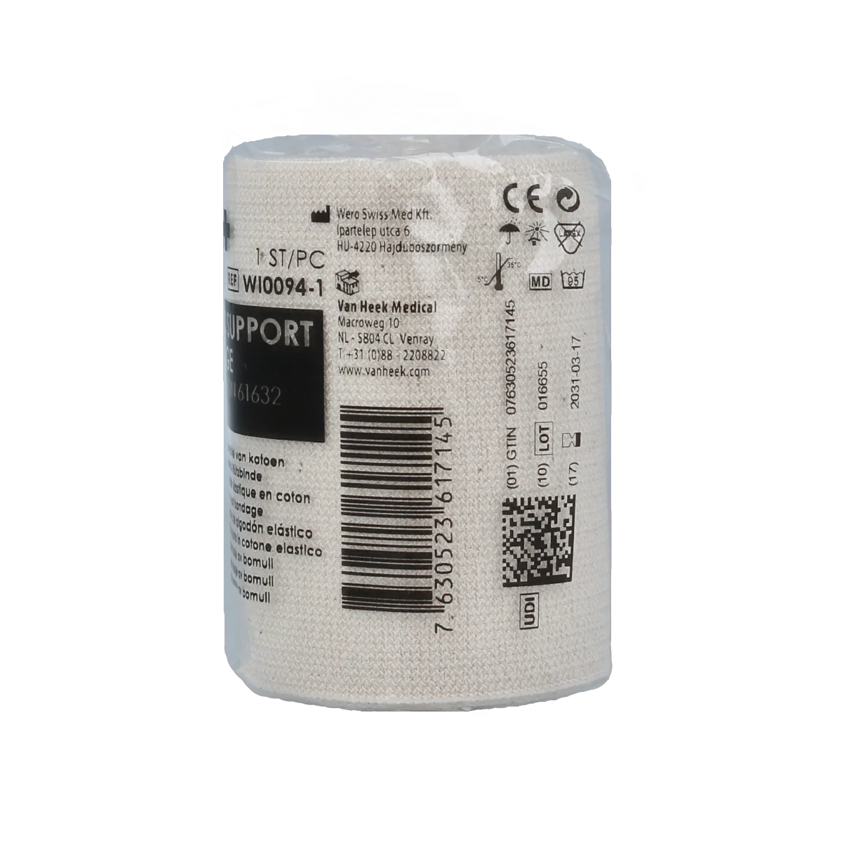 Heka Ideaal elastic support bandage 5m x 8cm 1.00 Rol