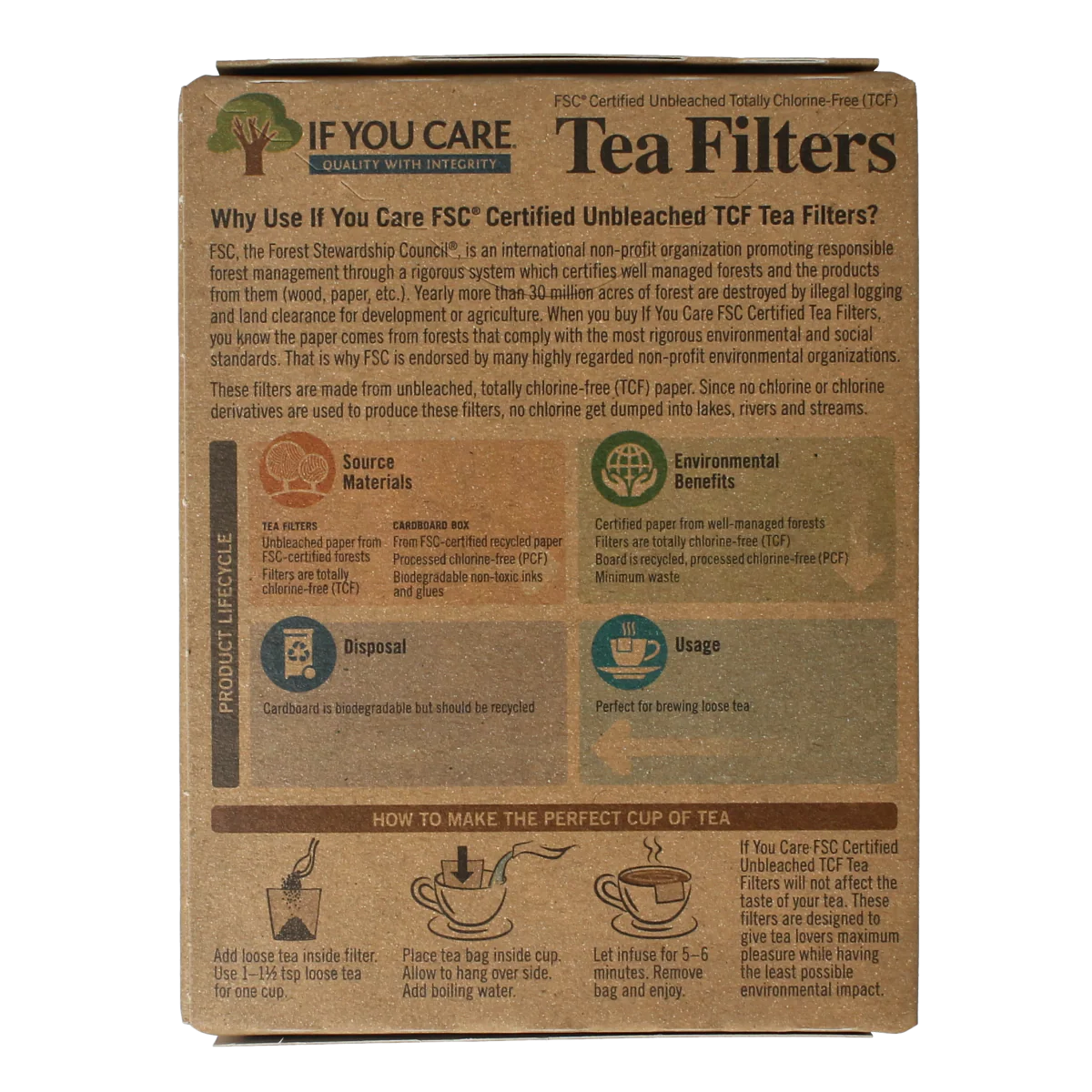 If You Care Theefilters short 100.00 Stuks