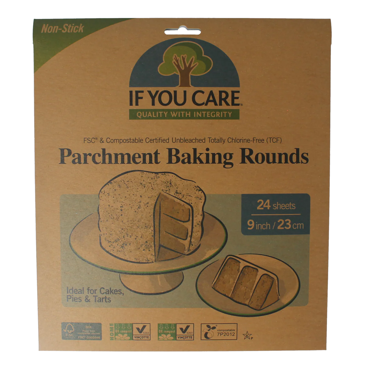 If You Care Bakpapier rond 24.00 Stuks