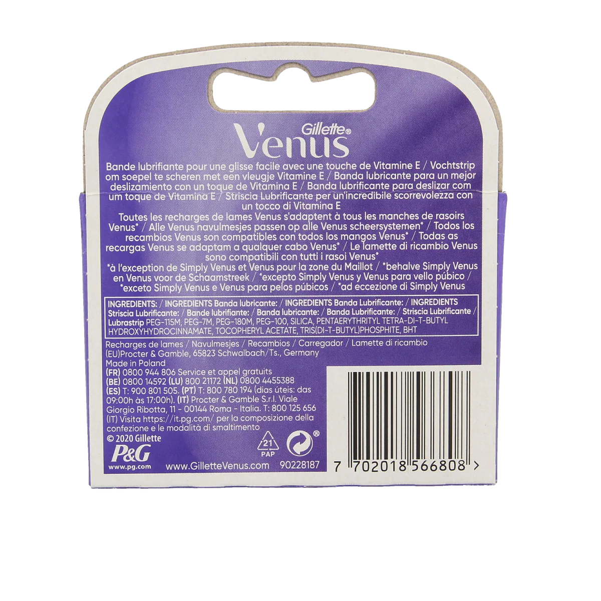 Gillette Venus deluxe smooth sensitive 3.00 Stuks