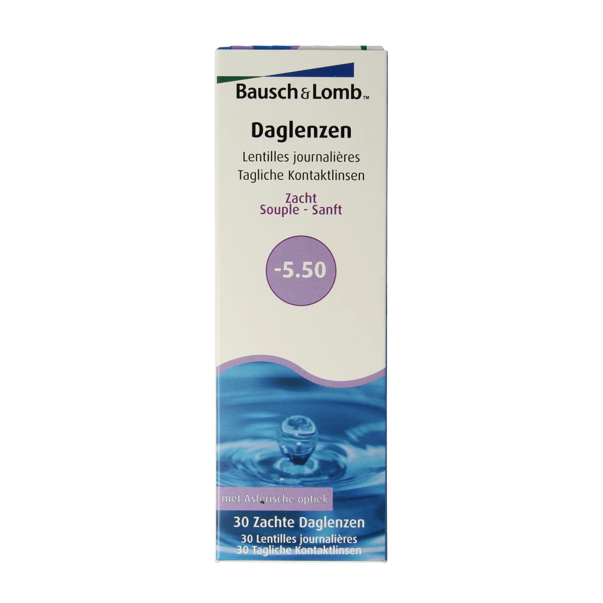 Bausch & Lomb Daglenzen -5.50 30.00 Stuks