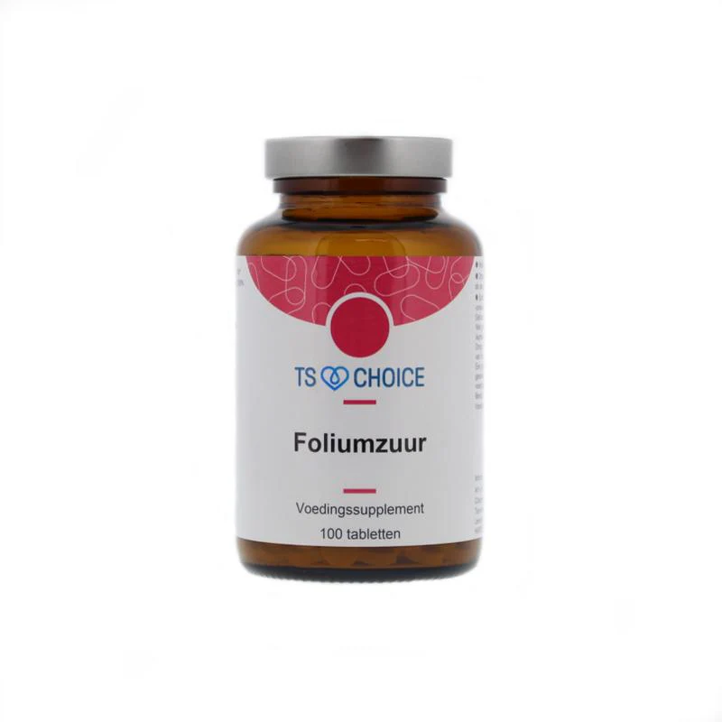TS Choice Foliumzuur 400 Vitamine B11 100 Tabletten