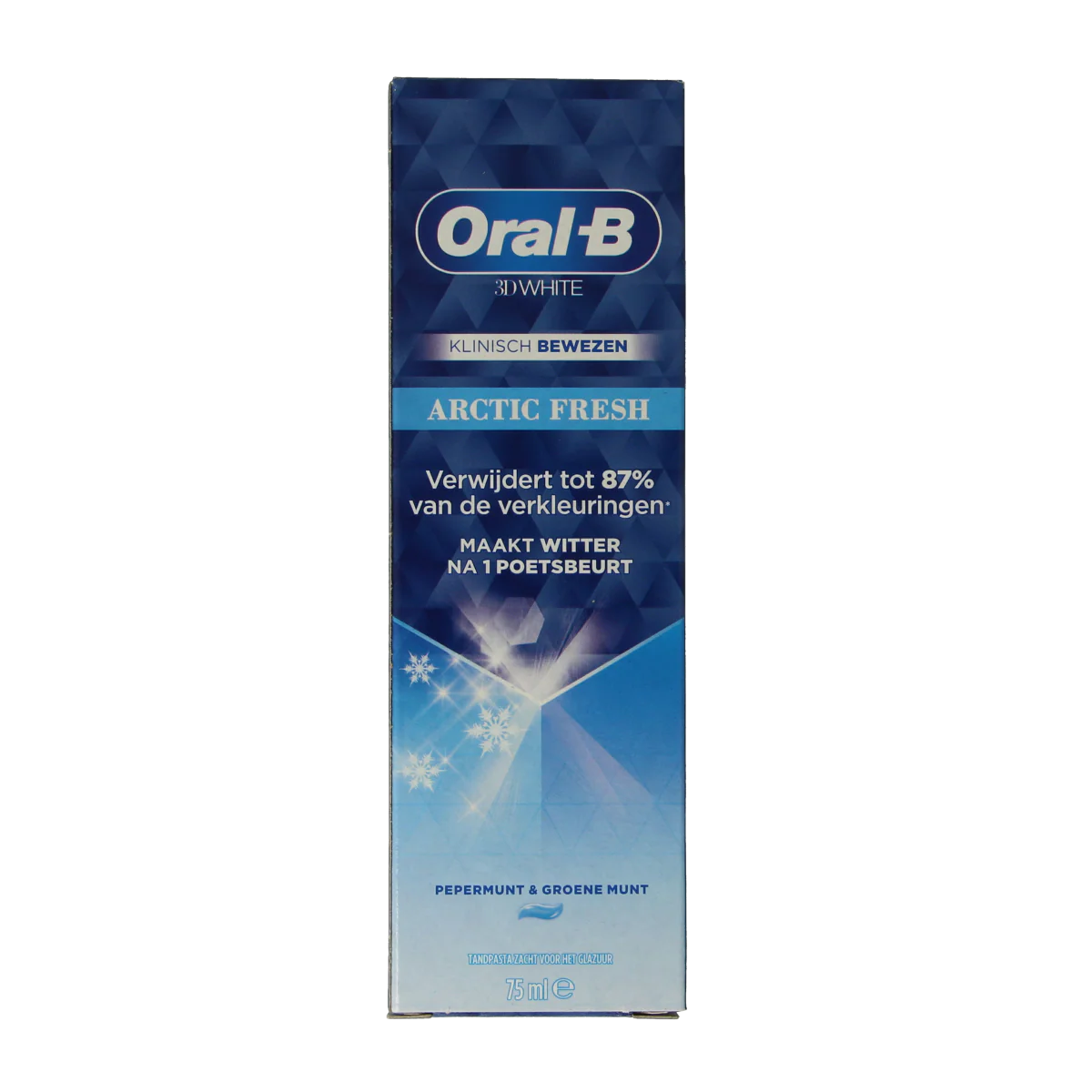 Oral B Tandpasta 3D white arctic fresh 75.00 Milliliter