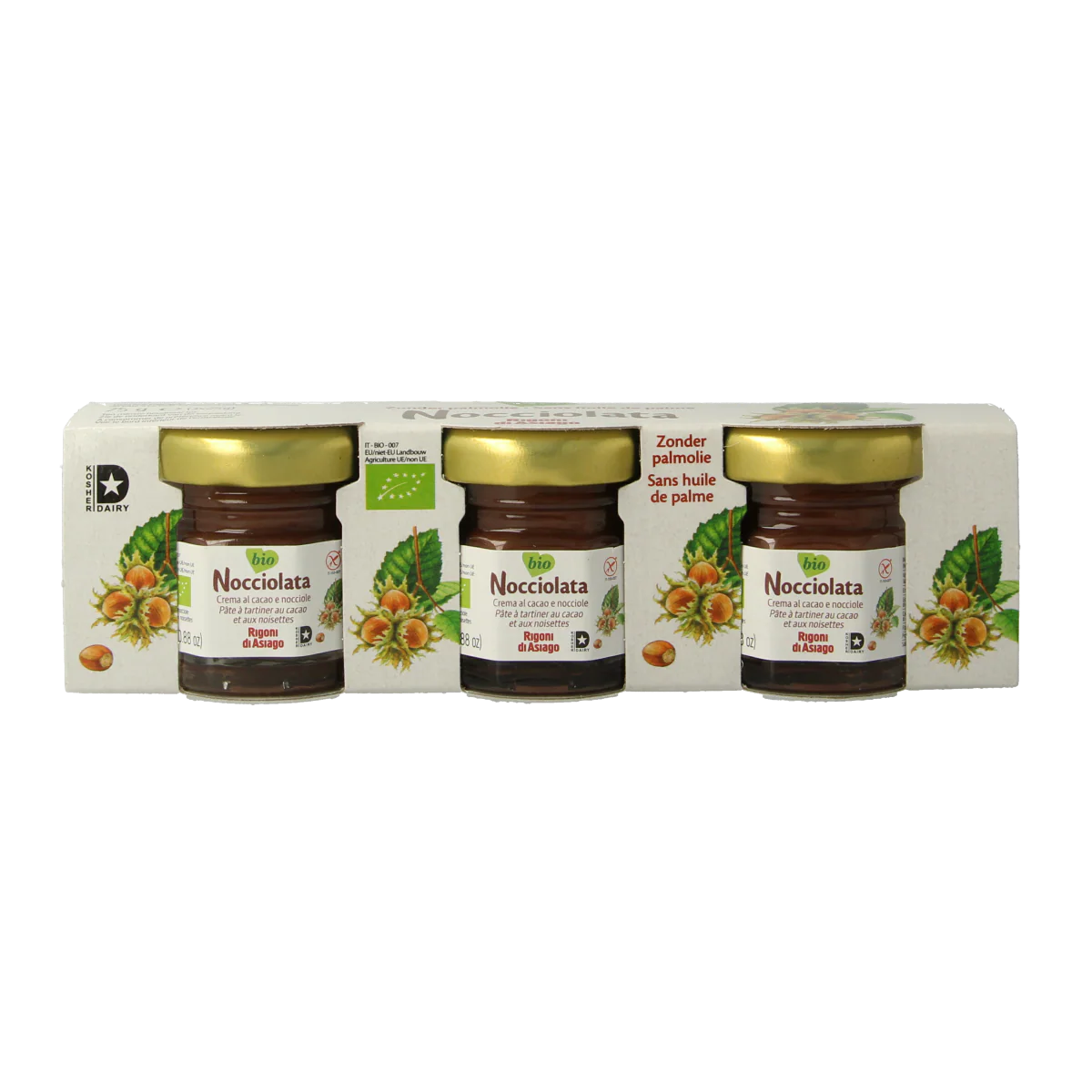 Nocciolata Choco hazelnootpasta bio 75.00 Gram