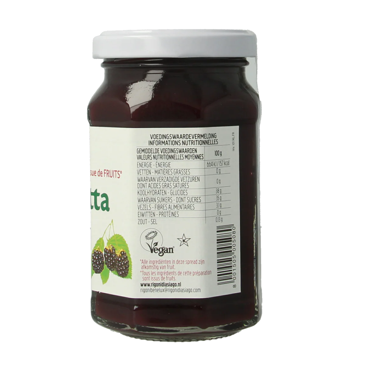 Fiordifrutta Bramenjam bio 250.00 Gram