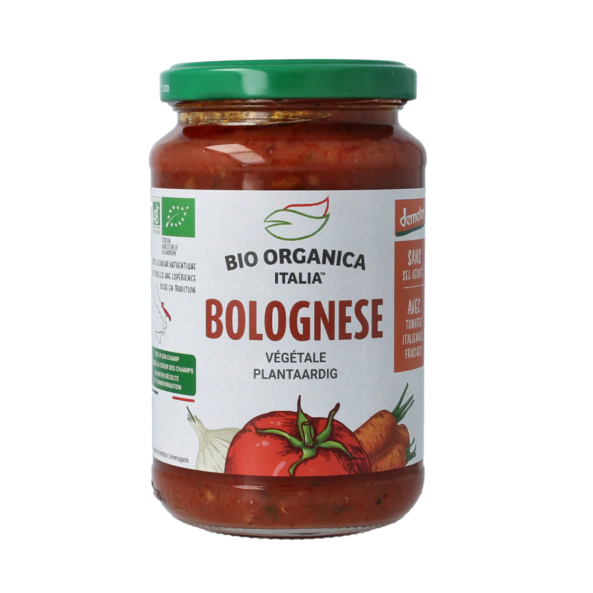 Bio Organica  Pastasaus bolognese plantaardig demeter 350.00 Gram