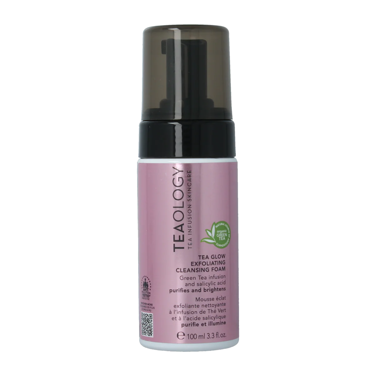 Teaology Tea glow exfoliating cleansing foam 100.00 Milliliter