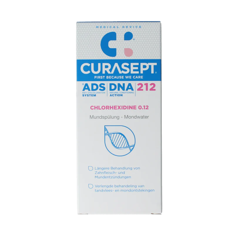 Curasept Mondspoeling chloorhexidine 0,12% 200 Milliliter