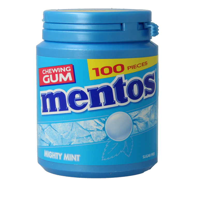 Mentos Gum XL mighty mint pot 150 Gram