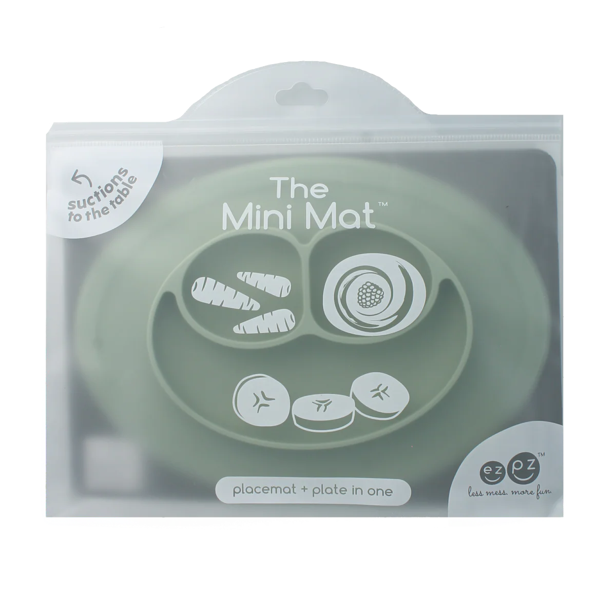 ezpz Mini mat sage 1.00 Stuks
