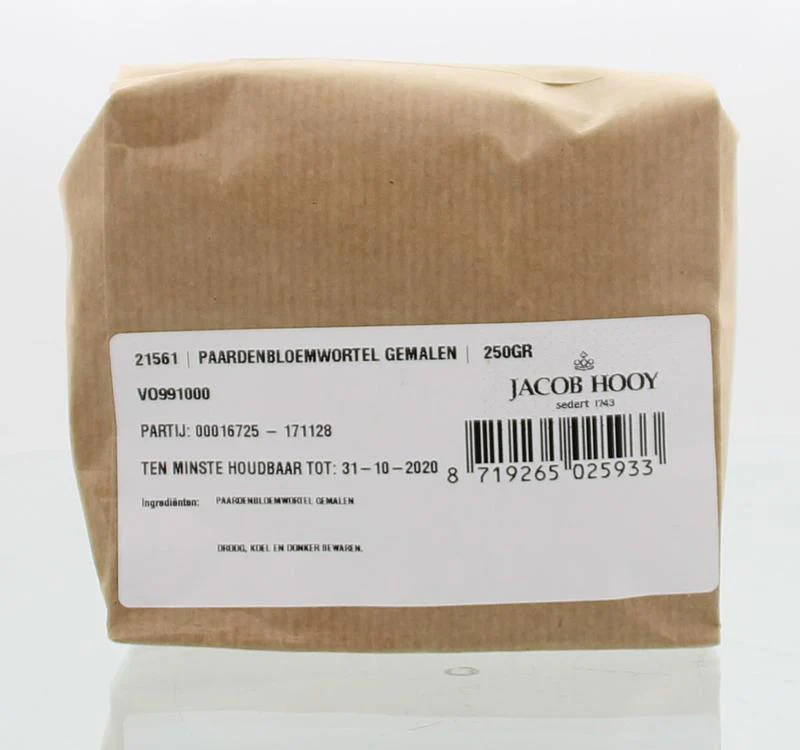 Jacob Hooy Paardenbloemwortel gemalen 250 Gram