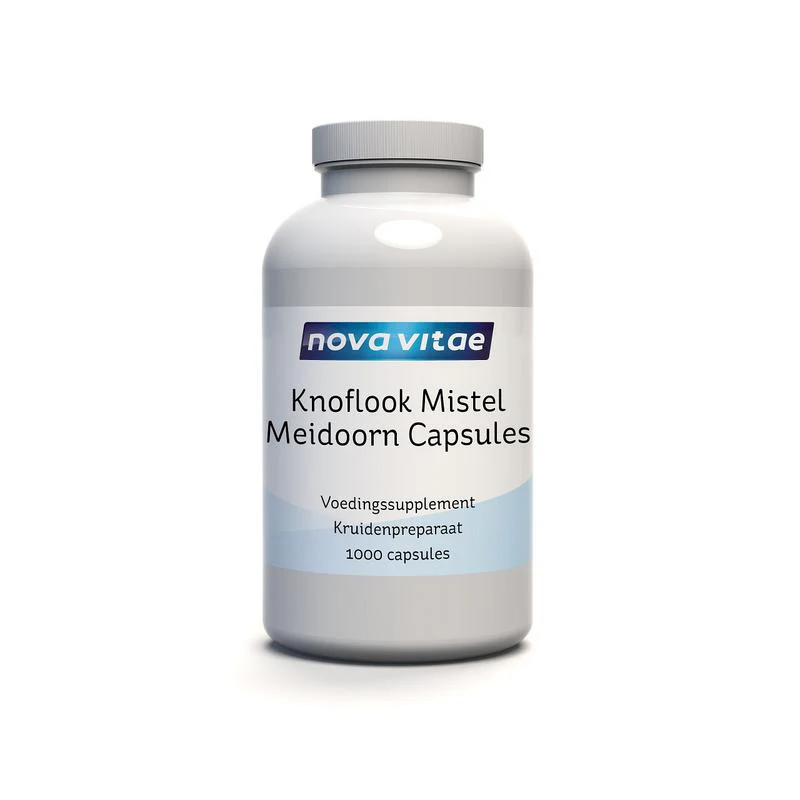 Nova Vitae Knoflook mistel / maretak meidoorn 1000.00 Capsules