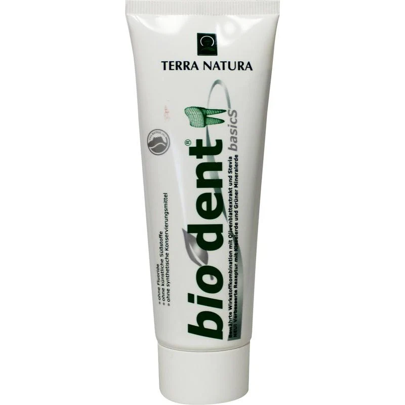 Biodent Tandpasta stevia basic 75 Milliliter