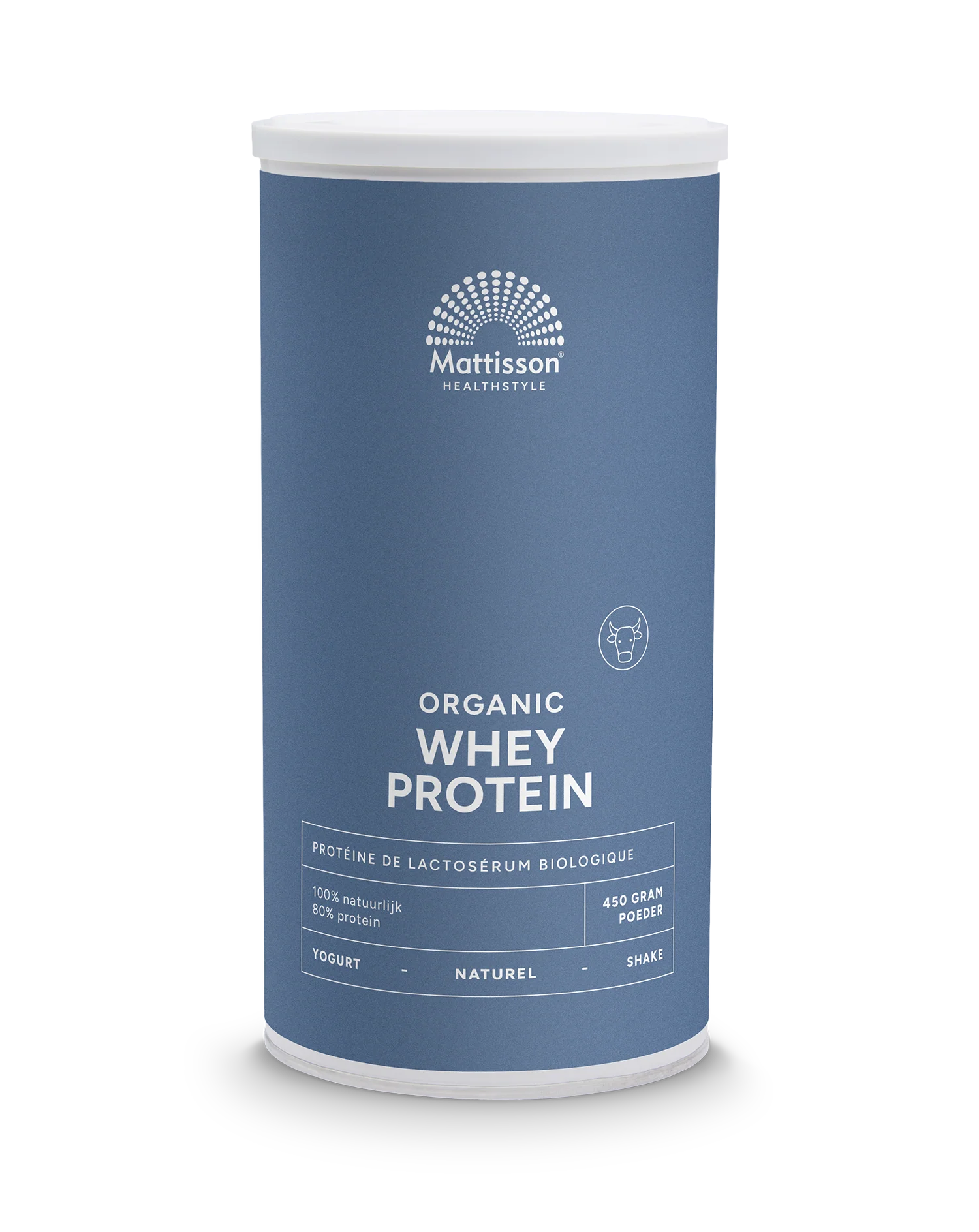 Mattisson Wei whey proteine naturel 80% bio 450.00 Gram