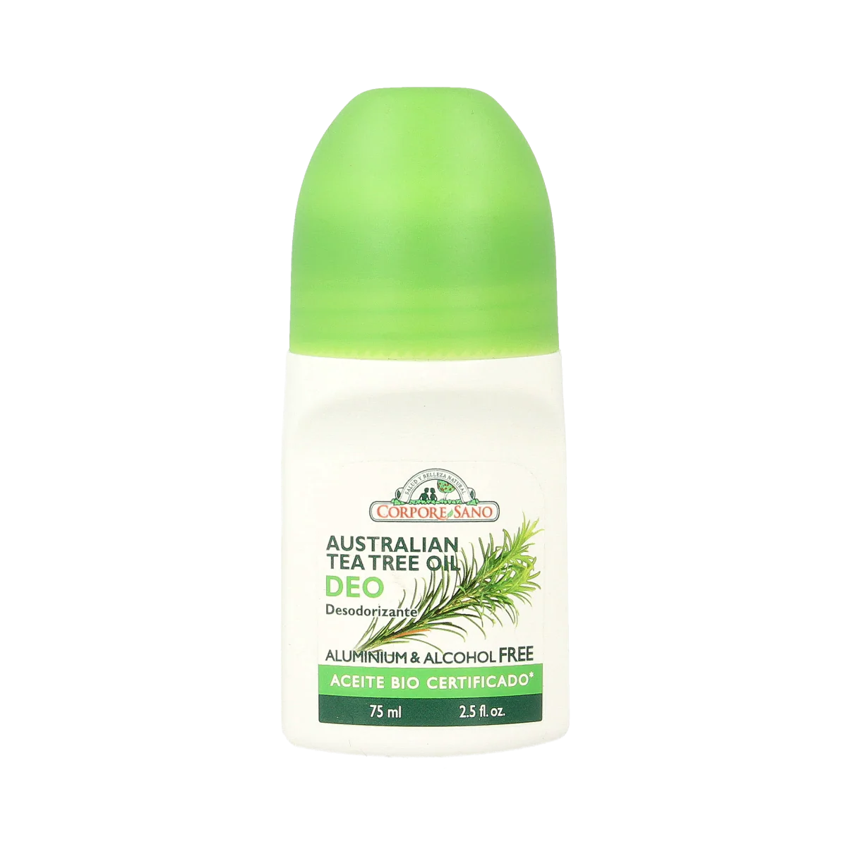 Corpore Sano Deodorant roller tea tree 75.00 Milliliter