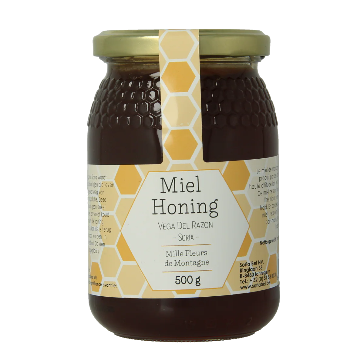 Soria Natural Honing berghoning miel aromatica 500 Gram