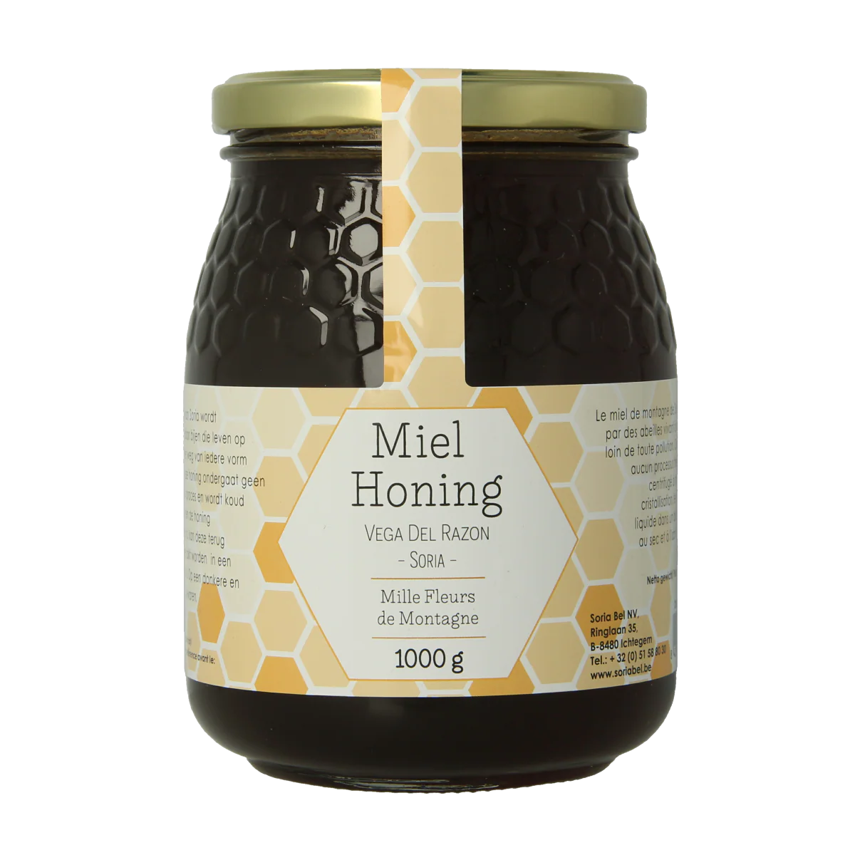 Soria Natural Berghoning miel aromatica 1.00 Kilogram