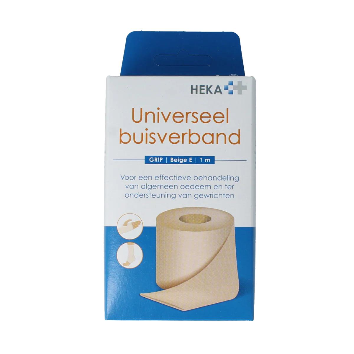 Heka Grip compress beige E 1.00 Stuks
