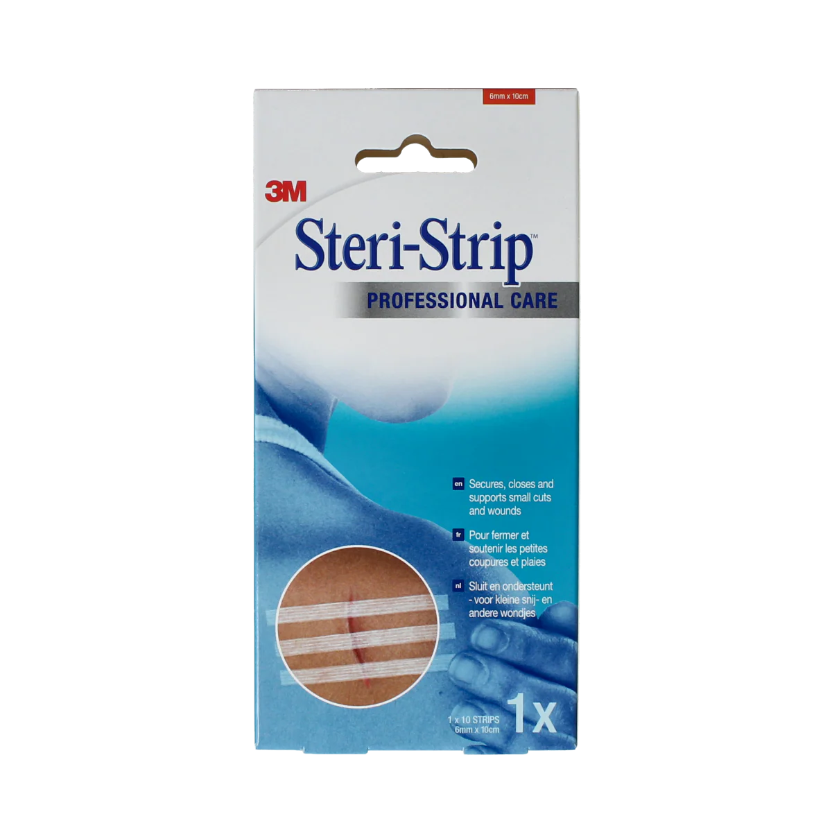 3M Steri strips 10 x 6mm 10.00 Stuks