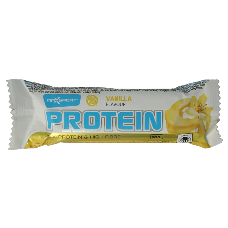 Max Sport Proteine bar vanille 60 Gram