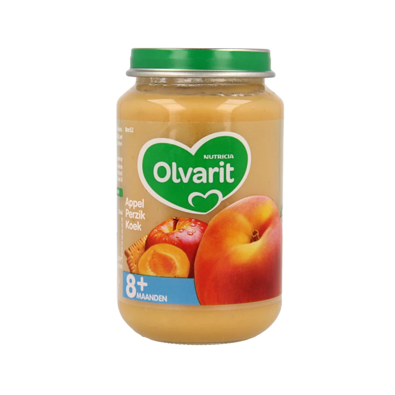 Olvarit Appel perzik koek 8M52 200 Gram