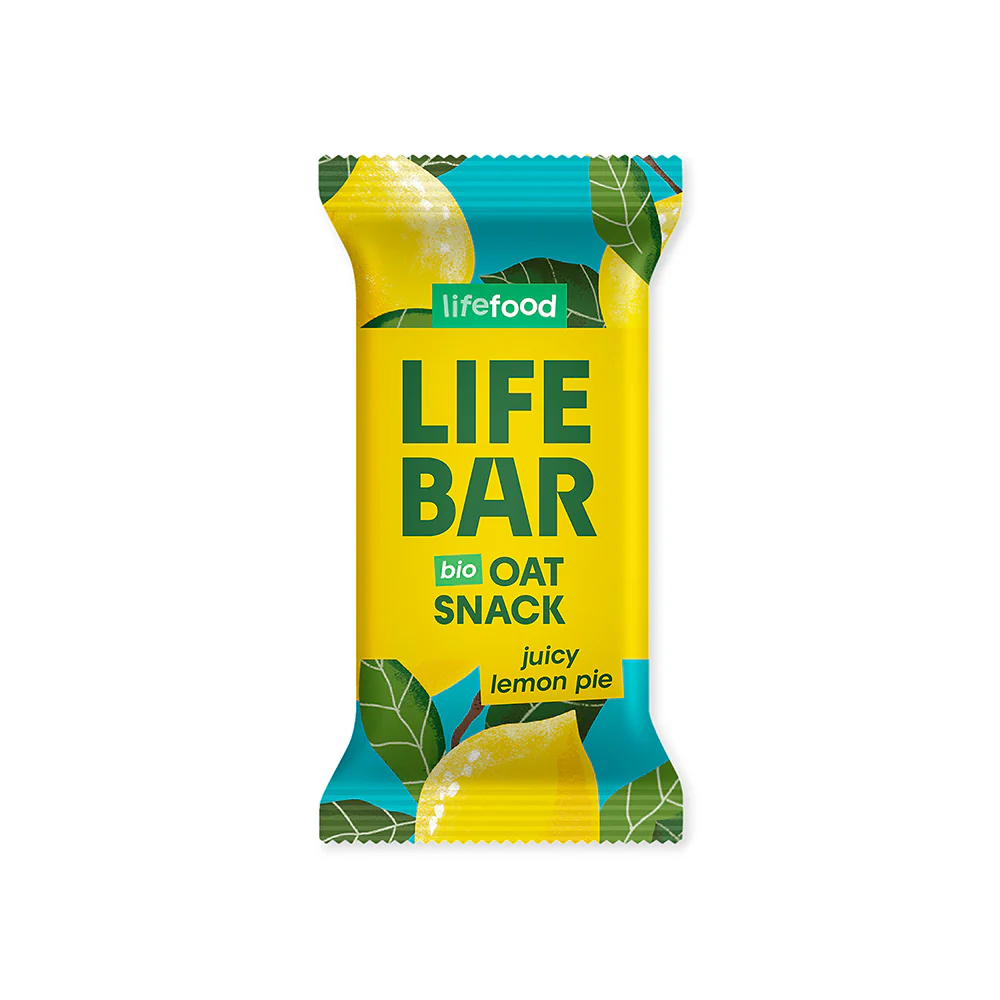 Lifefood Lifebar oatsnack citroen bio 40.00 Gram
